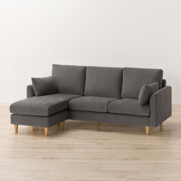 ニトリ（NITORI） 布張りカウチソファ(CS03 SD DGY/LBR) ニトリ期間