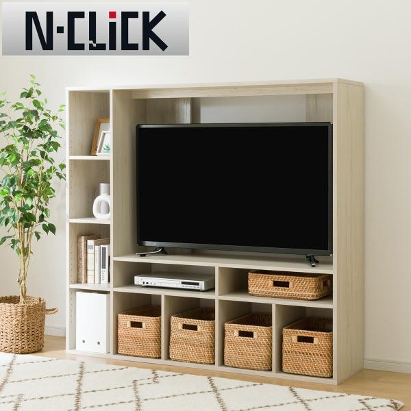 ニトリ Nクリック テレビ台 ローボード 120cm NC700 ニトリ 簡単組み立てローボード(Nクリックローボード120WW NC700