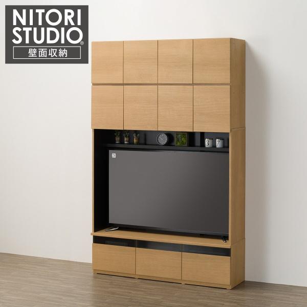 ニトリ（NITORI） ハイテレビボード + 上置きセット (UF01 150 LBR