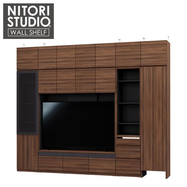 ニトリ（NITORI） 壁面収納(UF01 285セットMBR) : ニトリ Yahoo!店