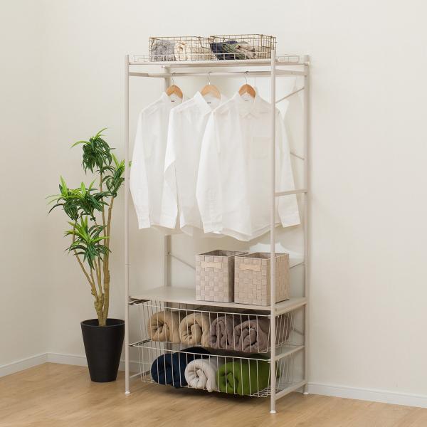 ニトリ（NITORI） ハンガーチェスト(BN003 MO 90cm幅) ニトリ期間限定