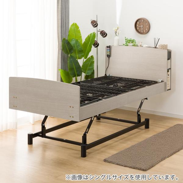 ニトリ（NITORI） ベッド 電動セミダブルベッドフレーム(ライズ3 3M-C