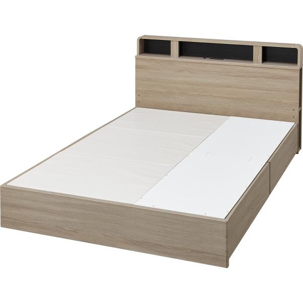 ニトリ（NITORI） ダブル ベッドフレーム(NS-006 浅型/床板 GW) 限定