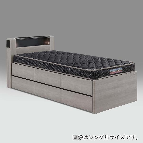 ニトリ セミダブル 収納付きベッドフレーム (サイドボックス
