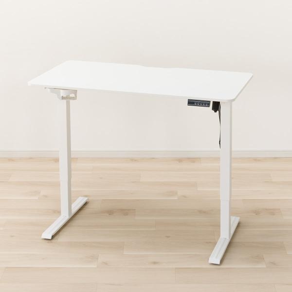 お洒落　インテリア　机　昇降　ニトリ ニトリ 電動昇降デスク(UP002 WH/WH) : ニトリ Yahoo!店 - 通販