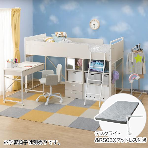 ニトリ デスクのみ キャスター ホワイトウッド ニトリデスクのみ