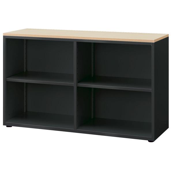ニトリ スチール書庫(オープンタイプ NT4O OAK/BK) : ニトリ