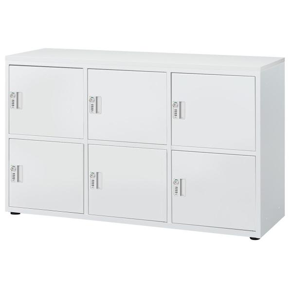 【週末限定値下げ中❗️】脚付き　スチールキャビネット（ホワイト）　収納棚 ニトリ（NITORI） スチール書庫(ロッカータイプ NT6D WH/WH