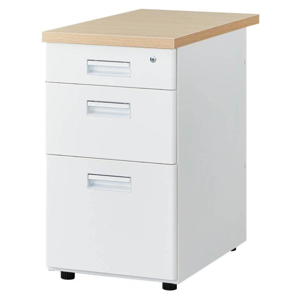 ニトリ 脇机(3段 YJD-3 OAK/WH) : ニトリ Yahoo!店 - 通販
