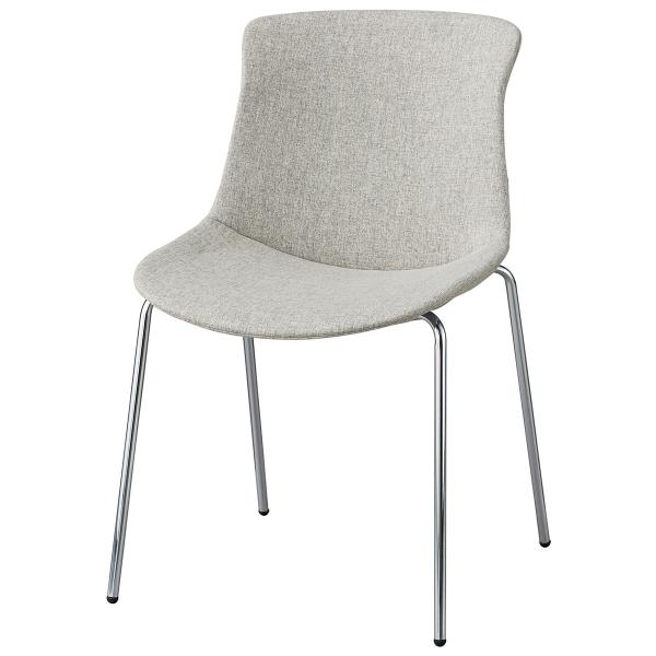 ニトリ（NITORI） シェル型チェア(7-08AR LGY)椅子 : ニトリ Yahoo!店