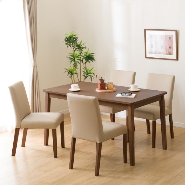 ニトリ（NITORI） ダイニングテーブル5点セット(4LEG SI01 G 135/SI01B