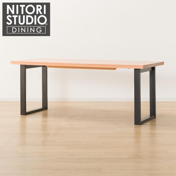 ニトリ（NITORI） ダイニングテーブル(NコレクションT-06U 180NA/BK