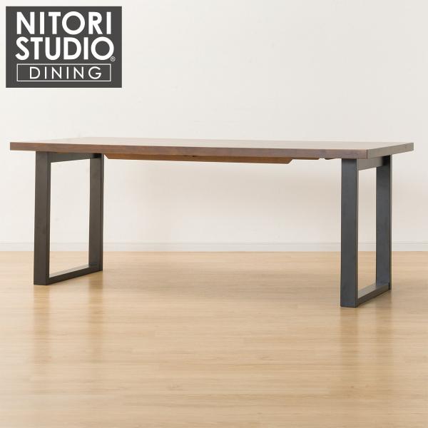 ダイニングテーブル n ニトリ 幅180 ダイニングテーブル(NコレクションT-06U 180MBR/BK