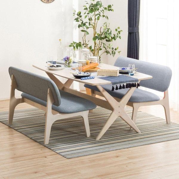 ニトリリラックスワイドダイニングテーブル160 ニトリ 幅160ロータイプリビングダイニングテーブル3点セット(LD