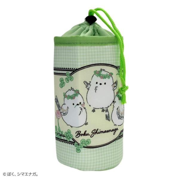 いちごうさぎ】ペットボトル袋 シマエナガ アイボリー いちごうさぎ様