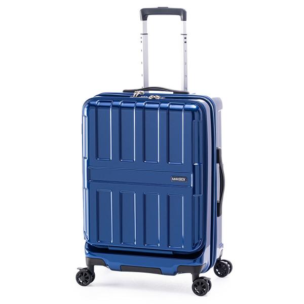 【美品】HUNDRED キャリーケース　スーツケース　ブルー　size20インチ 美品】HUNDRED キャリーケース スーツケース ブルー size20