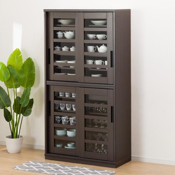 カップボード 食器棚 【美品】ニトリ ソフトクローズ 100㎝幅