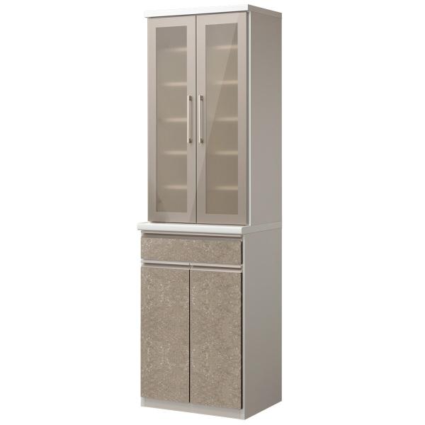 ニトリ（NITORI） 幅60cm 食器棚(ラピス 60 タンゴ) キッチンボード