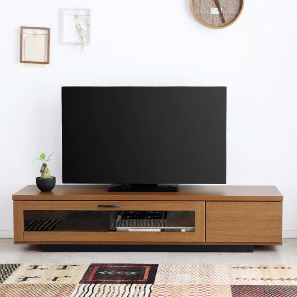 引取歓迎 ONDE 1400ローボード テレビ台 幅1400mm ニトリ（NITORI） シンプルローボード (幅140cm BR) : ニトリ Yahoo!店