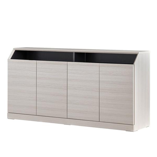 『NITORI』ニトリ サイドボード キッチンカウンター RWsid7 ニトリ カウンター下にも収まるサイドボード (幅160cm WH