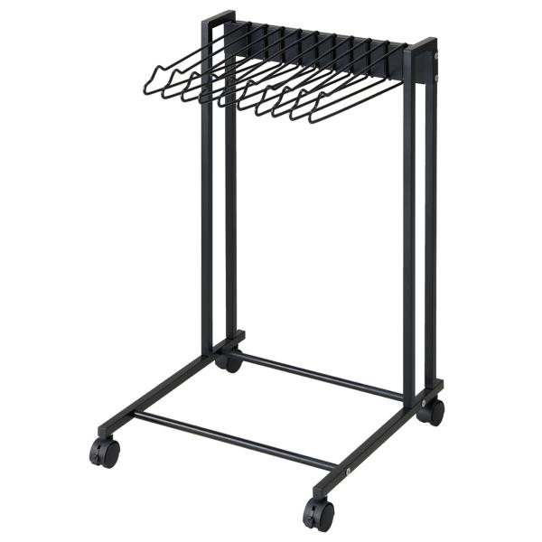 ニトリ スラックスハンガーラック10本掛け (ブラック) : ニトリ