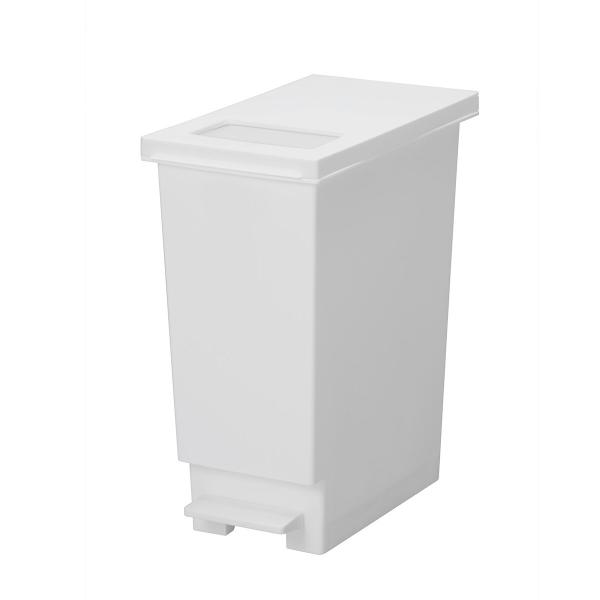 他サイト： 小窓付きスリムペダルペール 30(ホワイト) ニトリの商品画像