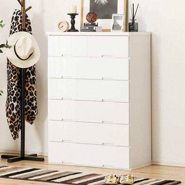 ニトリ NITORI 6段チェスト ホワイト