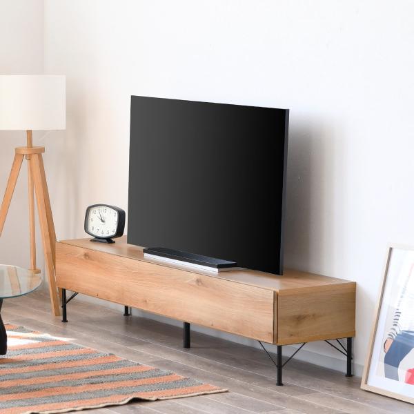 ニトリ テレビボード ローボード 欧風 スカイブルー 躊躇い