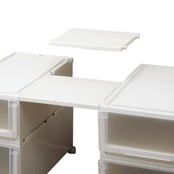 ニトリ 奥行74cm用 押入れ用フィッツユニットケースL専用ハーフ