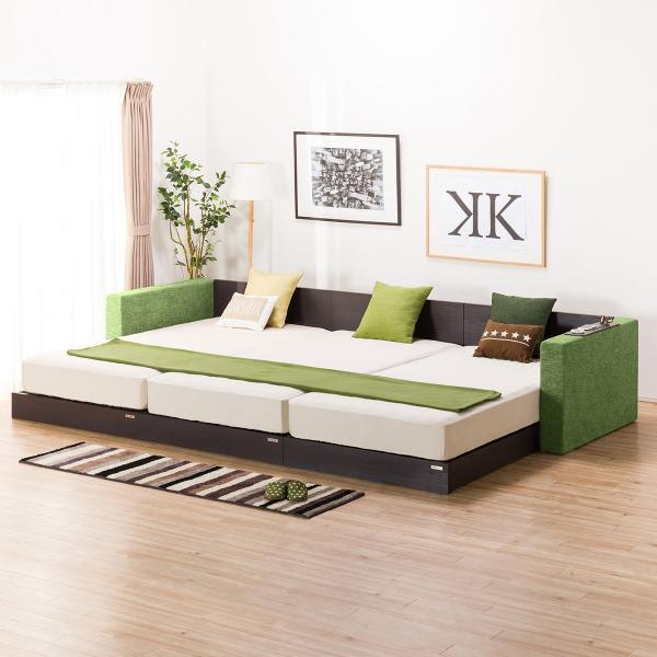 ニトリ　ベッドセット すのこシングルフラットヘッドボードチェストベッドセット(N