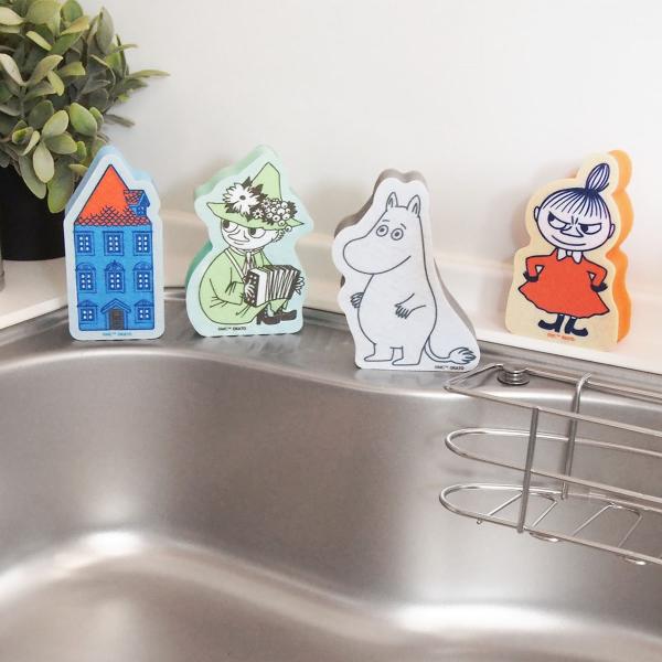 ムーミンさん専用 ニトリ MOOMIN ムーミン 不織布スポンジ4個セット : ニトリ