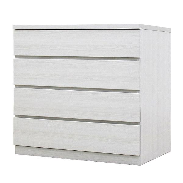 ニトリ（NITORI） 選べるチェスト80 4段 奥行55 ホワイト タンス