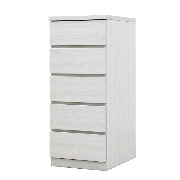 ニトリ（NITORI） 選べるチェスト40 5段 奥行55 ホワイト タンス