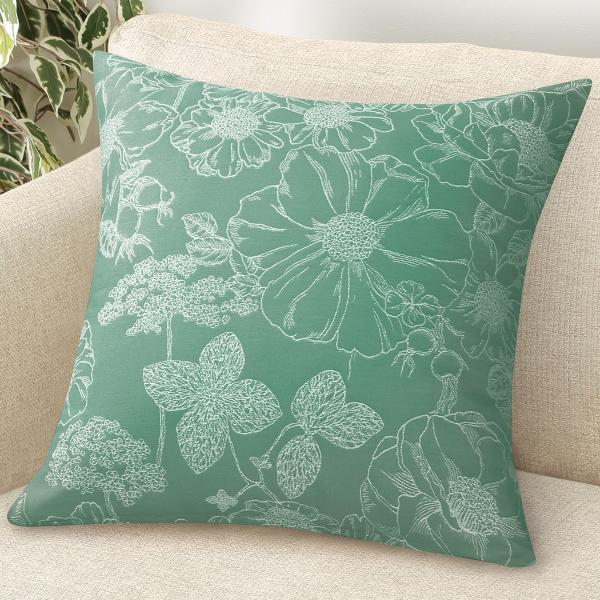 ニトリ（NITORI） クッションカバー(GR SC115 45×45cm) デコホーム