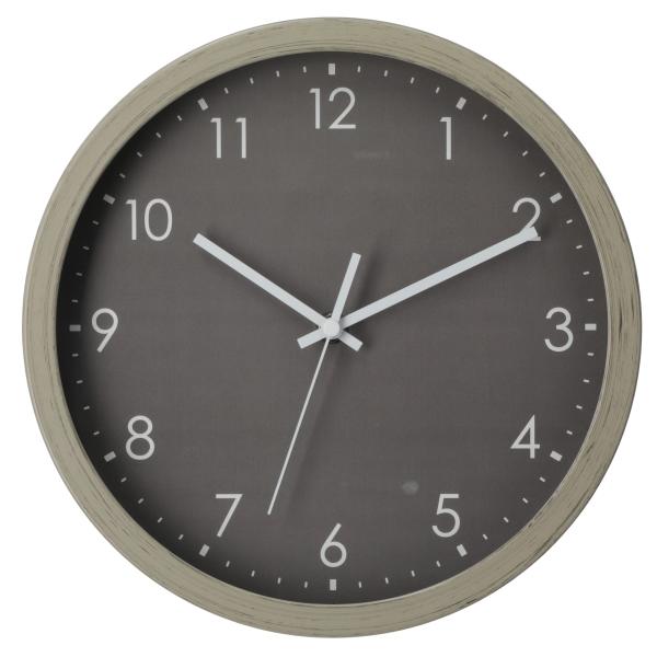 ニトリ（NITORI） 静音秒針 掛け置き兼用時計(26Q GY FR885