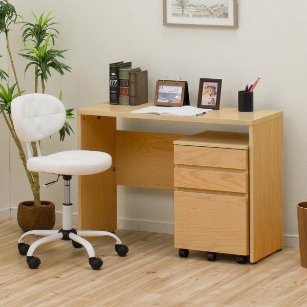 デスク(NITORI) ニトリ（NITORI） デスクワゴンセット(プロモ1040LBR/プロモ40LBR