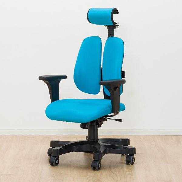 2つの背もたれが包み込む 肘付きワークチェア デュオレハイ Dx Dx Bl ニトリ ニトリ オフィス家具 配送員設置 5年保証 6620503 ニトリ 店