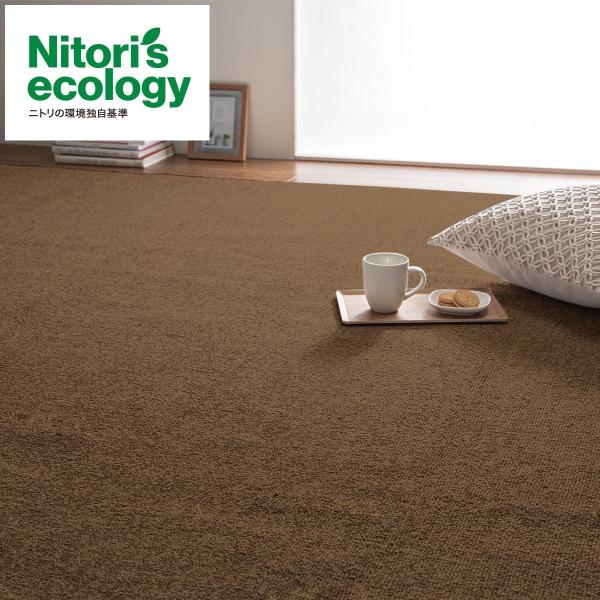 ニトリ 防音・防炎・抗菌防臭・防ダニカーペット(Nオーネスト BR