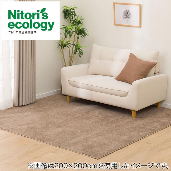 ニトリ（NITORI） カーペット 江戸間6帖(RC04 BR) : ニトリ Yahoo!店