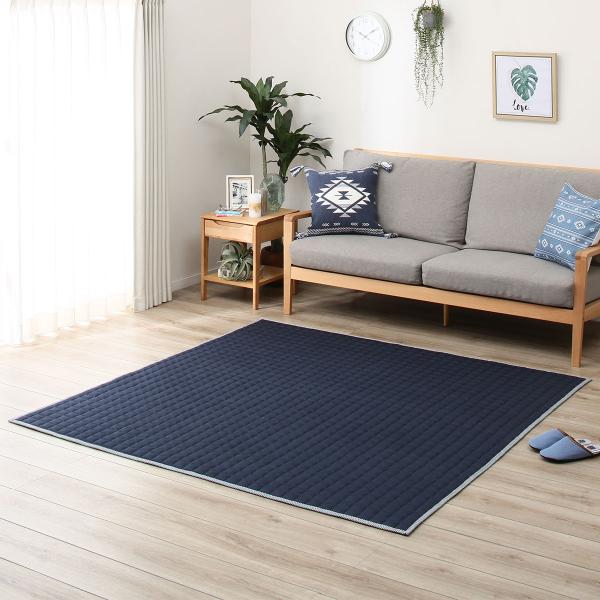 洗えるキルトラグ ジェノア2 185x185 ニトリ 玄関先迄納品 ニトリ Yahoo 店 通販 Yahoo ショッピング