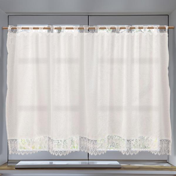 カフェカーテン ブラン 150x75 ニトリ 1年保証 玄関先迄納品 ニトリ Yahoo 店 通販 Yahoo ショッピング