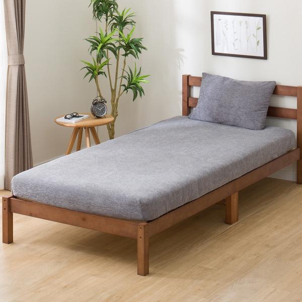  シェル　シーツ　未使用品　ブルー * ニトリ マルチすっぽりシーツ シングル(NパイルDGY SZ14 S) ボックス