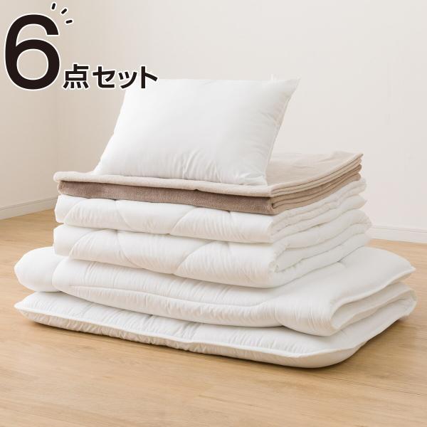 ニトリ 布団セット 温度調整防ダニ寝具6点セット シングル(S2305