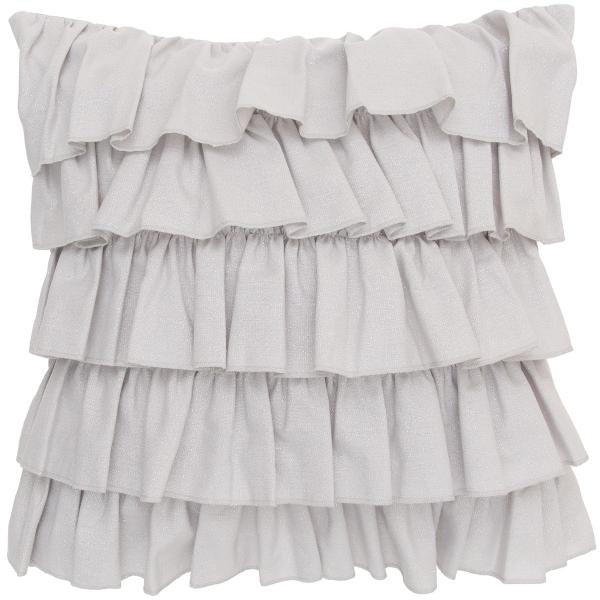 ニトリ（NITORI） クッションカバー(フリル FR001GY 45×45cm