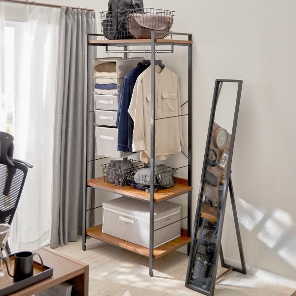 ニトリ（NITORI） ハンガーラック(TT007 1879 MBR) : ニトリ Yahoo!店