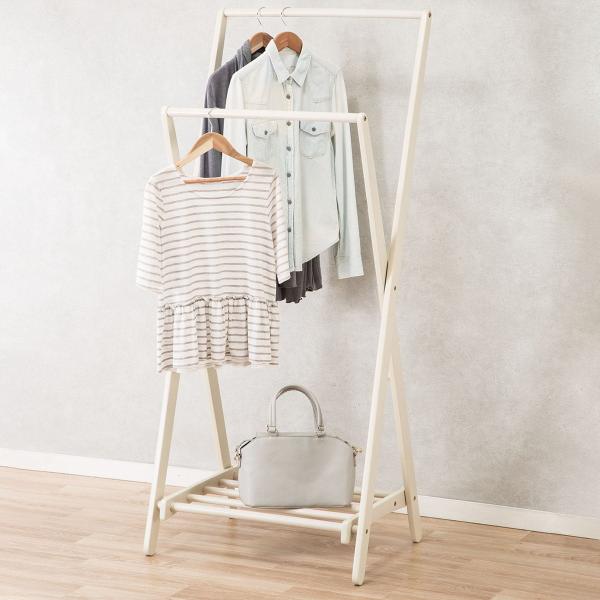 X型ハンガーラック クロスタ ホワイトウォッシュ ニトリ 玄関先迄納品 1年保証 ニトリ Yahoo 店 通販 Yahoo ショッピング