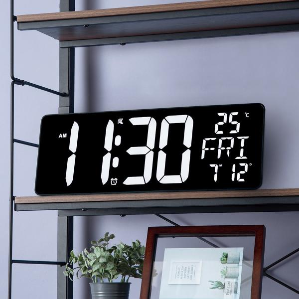 電波 LED掛け置き兼用時計(ダイオ) ニトリ 『玄関先迄納品』 『1年保証』