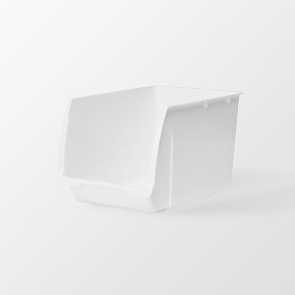 ニトリ（NITORI） 収納ケース Nフラッテ ハーフ(ホワイト) 幅25.5×奥行