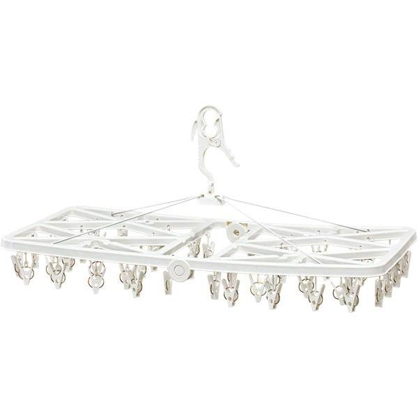 ニトリ（NITORI） 折りたたみ角ハンガー 50P(50P NW) : ニトリ