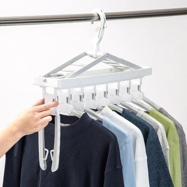 ニトリ（NITORI） ワンタッチ取り込みスライドアーム8連ハンガー